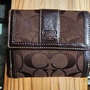 Vintage Coach wallet, brown